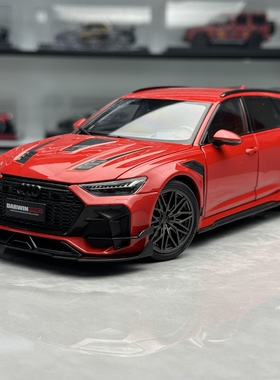 KiloWorks 1:18 DarwinPRO 奥迪Audi RS6 达尔文改装合金全开模型