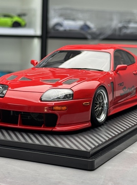 IG 1:18 丰田 Supra A80 TRD 3000GT 树脂汽车模型 成品摆件收藏