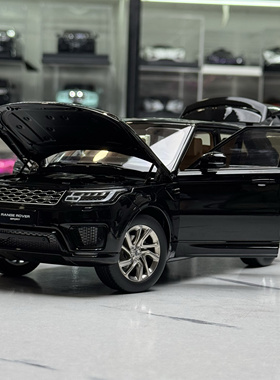 WHELART轮艺 1:18 路虎Range Rover Sport合金全开汽车模型收藏品
