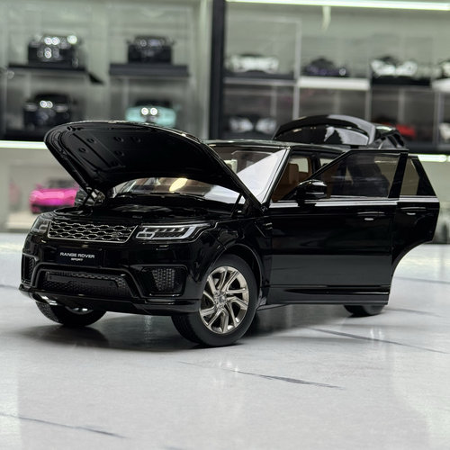 WHELART轮艺 1:18 路虎Range Rover Sport合金全开汽车模型收藏品