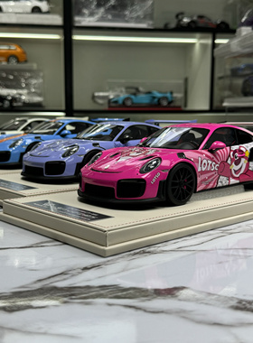 Vehicle Art 1/18 保时捷911 GT2 RS Weissach Package树脂车模型