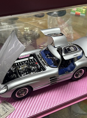 现货CMC奔驰 乌伦豪特300SLR 红内蓝内 1:18合金全开汽车模型复刻