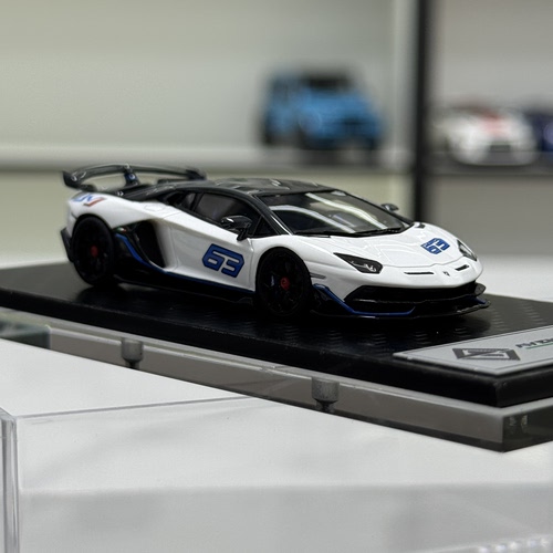 现货GW 1:64兰博基尼Aventador SVJ大牛63树脂汽车模型GOD'WEALTH