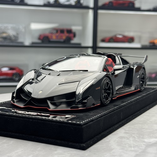 HH Model兰博基尼 毒药 敞篷 Veneno 汽车模型 1:18树脂仿真摆件