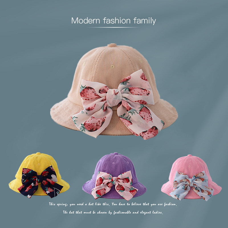 亲子帽母女渔夫帽春秋可爱蝴蝶结盆帽夏季防晒遮阳帽出游拍照百搭,服饰配件/皮带/帽子/围巾,帽子,淘宝优惠券,粉丝福利购,淘宝优惠卷