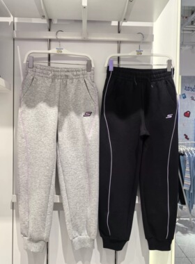 Skechers斯凯奇儿童2026春新款女童时尚百搭运动休闲长裤P126G021