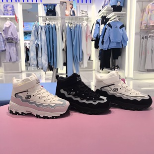 303952L 运动休闲鞋 Skechers斯凯奇儿童25年冬新款 保暖中帮老爹鞋