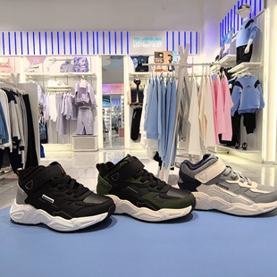 Skechers斯凯奇儿童25冬新n男童舒适加绒休闲运动鞋 405321L 老爹鞋