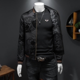 7408秋冬季新款加厚个性连帽暗花纹休闲服P235（控价358起），男装棉衣，钱塘2010-1