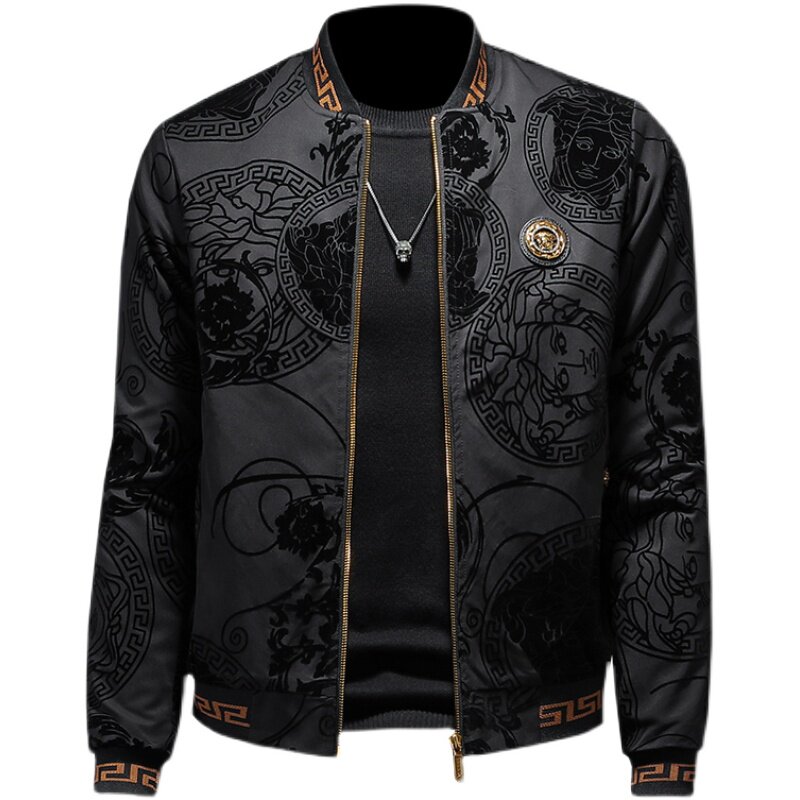7408秋冬季新款加厚个性连帽暗花纹休闲服P235（控价358起）,男装棉衣,钱塘2010-1