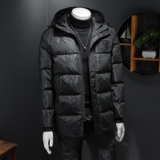 7400冬季中长款羽绒服男白鸭绒连帽休闲保暖外套P380控价498起，男装羽绒服，钱塘2010-1