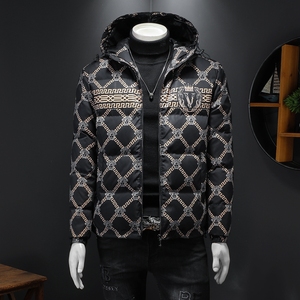 7404 冬季新款羽绒服男连帽白鸭保暖外套 P310 控价428起图片