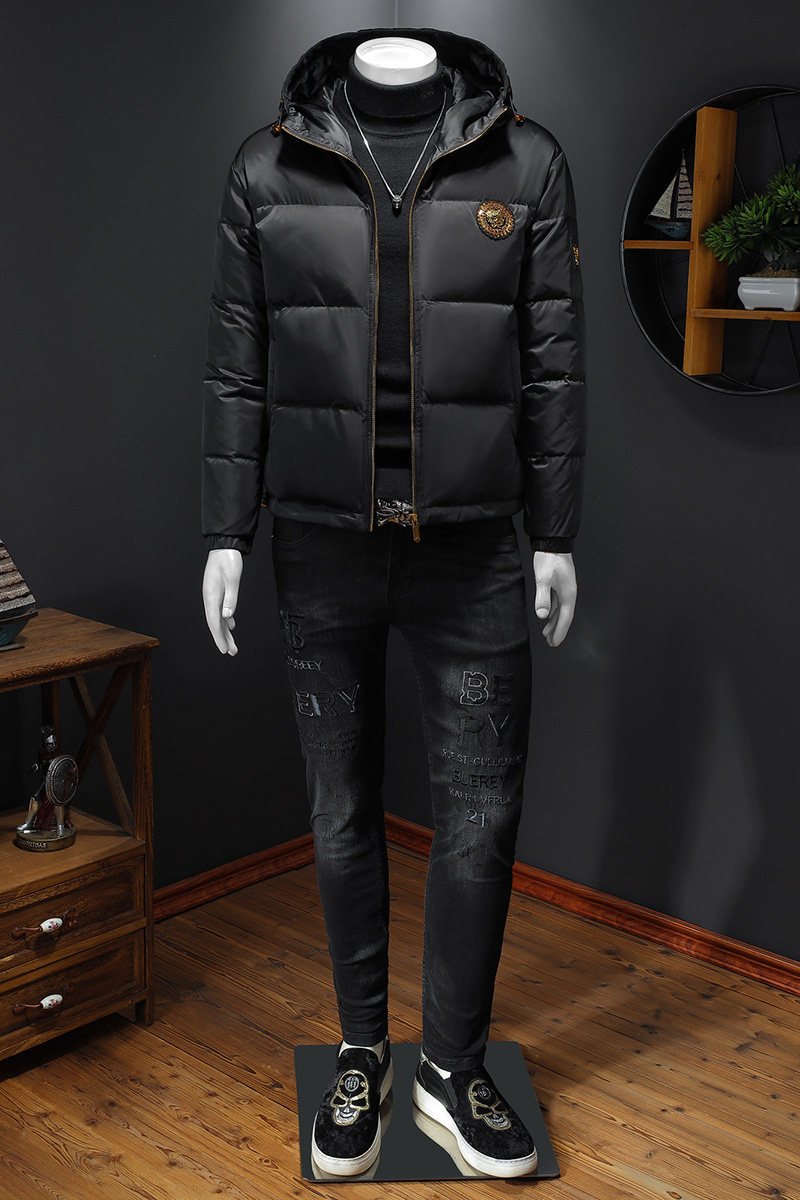 7396冬季新款羽绒服男白鸭绒连帽休闲保暖外套P310控价428起,男装羽绒服,钱塘2010-1