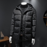 7400冬季中长款羽绒服男白鸭绒连帽休闲保暖外套P380控价498起，男装羽绒服，钱塘2010-1