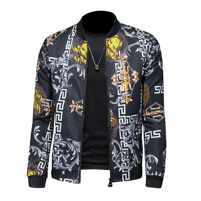 7269春季新款印花青年夹克衫（起）,男装夹克,钱塘2010-1