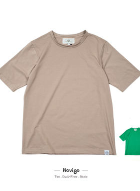 夏至倾情!!NOVIGO 19SS TEE DUST-FREE.BASIC高密柔光无尘工艺T恤
