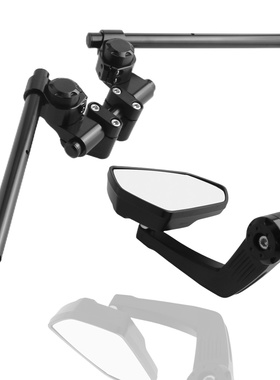 适用雅马哈MT07 MT03改装CNC铝合金车把分离式把手FZ07手把后视镜