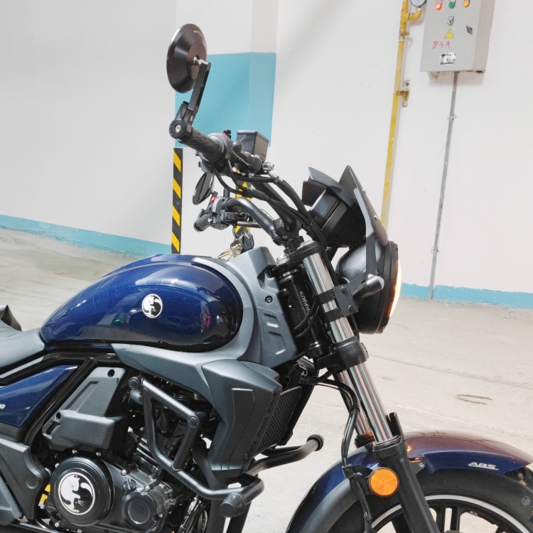 春风改装后视镜手把镜复古反光镜