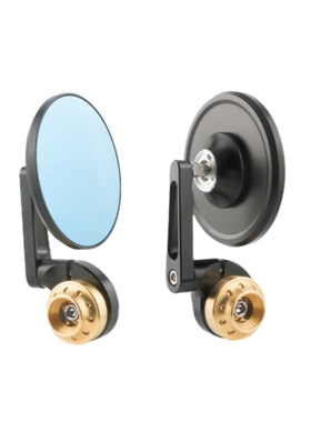 适用雅马哈XS900R改装铝合金手把镜XSR700车把反光镜复古风后视镜