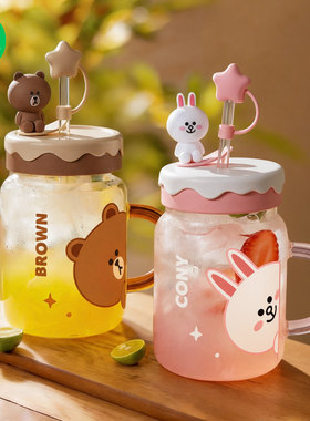 LINEFRIENDS高硼硅耐高温玻璃杯