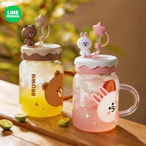 LINEFRIENDS高硼硅耐高温玻璃杯