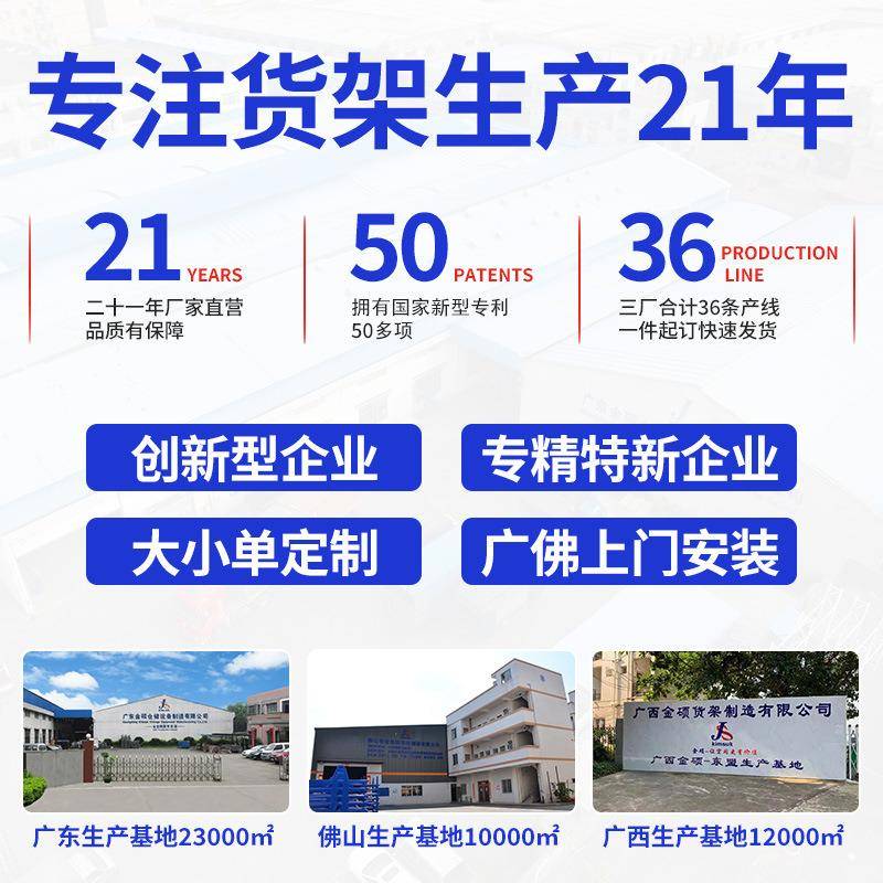 2用.5米货高架置物架多层仓储架仓轻型中型落地铁架家收纳货库架