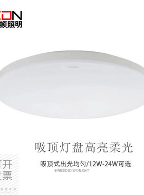 西顿照明LED吸顶灯CEX18-03-08 18W锋芒 风影银边超薄