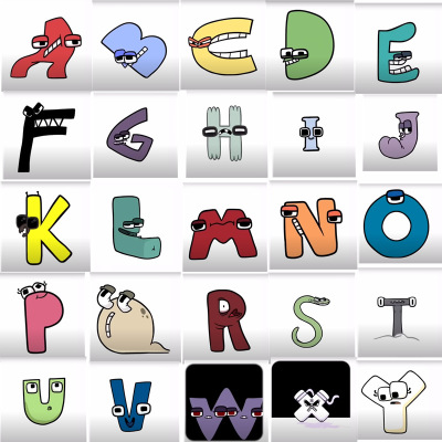 AlphabetLore字母传说毛绒玩具