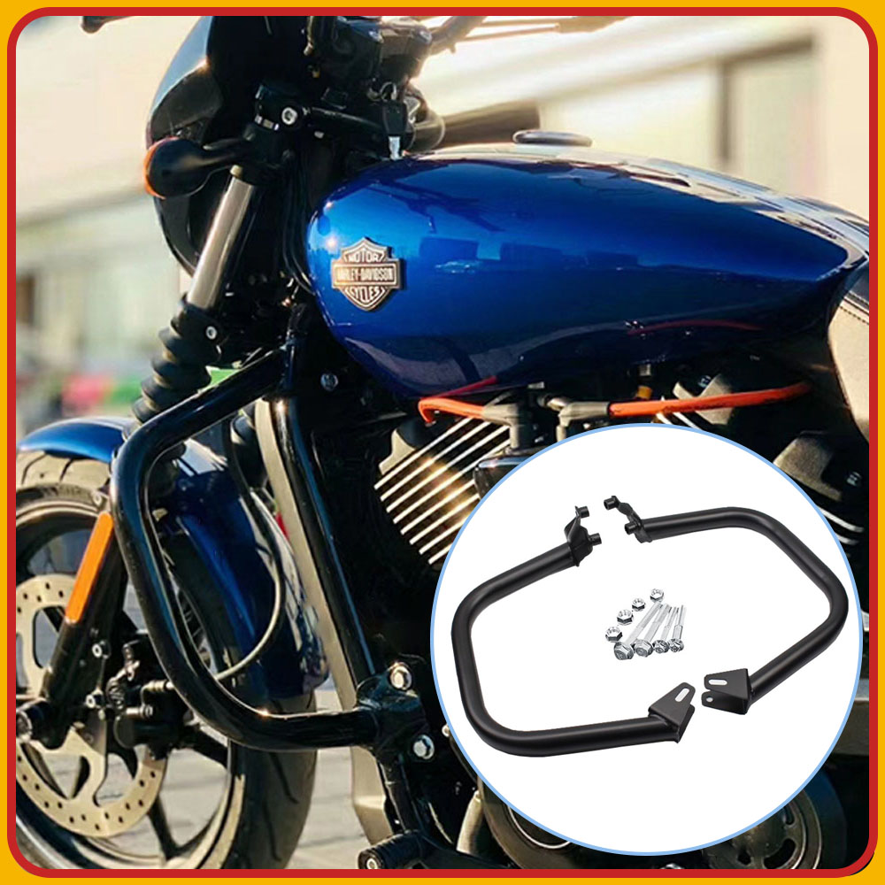 适用哈雷750A XG500加装保险杠Street750A rod护杠架加厚保护杠