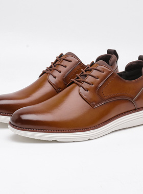 Large men's casual shoes, leather shoes大码男士休闲鞋皮鞋