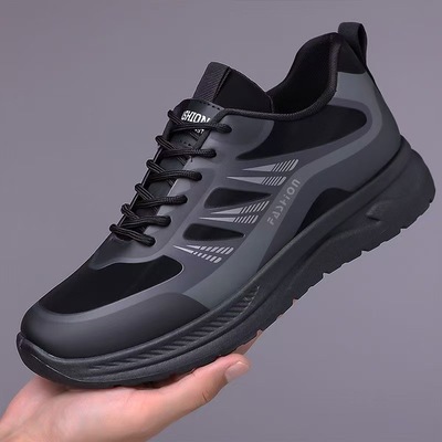 Men suede thickened waterproof leather sports shoes男运动鞋