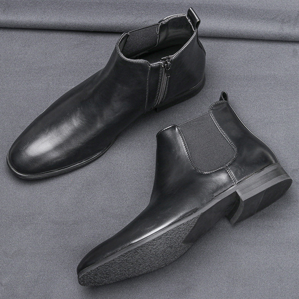 Large Chelsea boots men's short boots大码切尔西靴男短靴木根