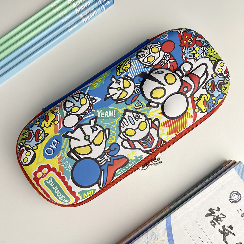 奥特曼立体笔袋铅笔盒日系超人卡通文具袋耐脏幼儿园小学生文具盒
