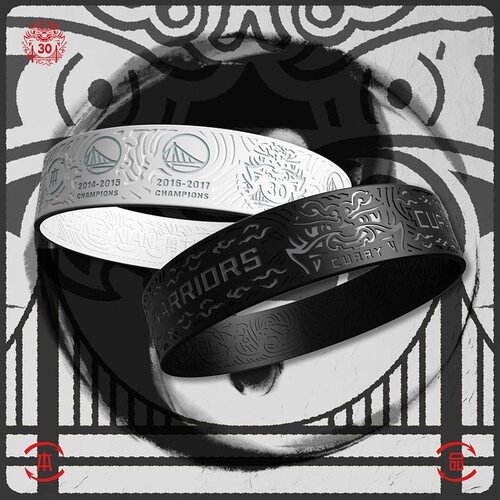 库里龙年阴阳篮球运动手环