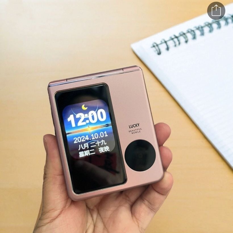 翻盖折叠按键手机老年机双屏带定位全网通4G高清通话大音量长续航