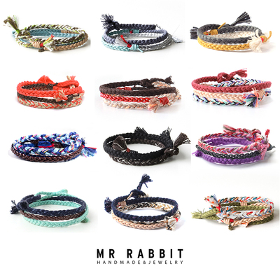 手工定制编织BTS防弹少年团 Jimin手绳手链宋仲基画报郑容和同款