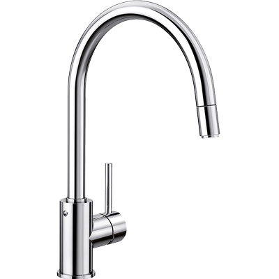 铂浪高高压冷热旋转厨房龙头黄铜