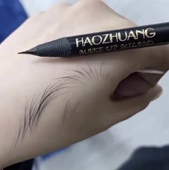化妆师专用好妆拉线眉笔防水防汗持久不脱色硬芯野生眉线条鸭嘴笔