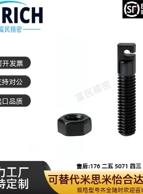 碳钢 拉伸弹簧支柱缺口孔型 AIPOK4/5/6/8-15/20/25/30/40/50/60