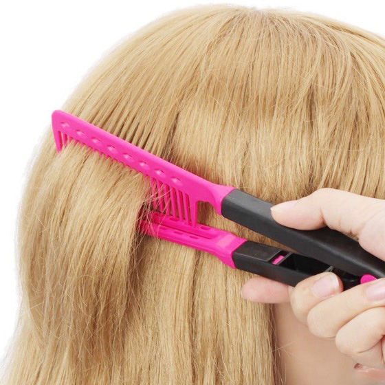 卷发造型梳拉直梳梨花头卷发梳直发可折叠美发空气刘海化妆梳韩版