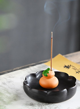陶瓷线香插创意莲花线香炉
