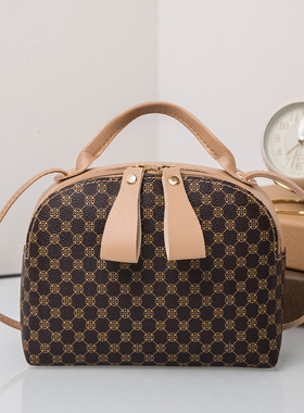 2024women handbag花料贝壳包休闲甜美斜跨包夏季外贸包包女