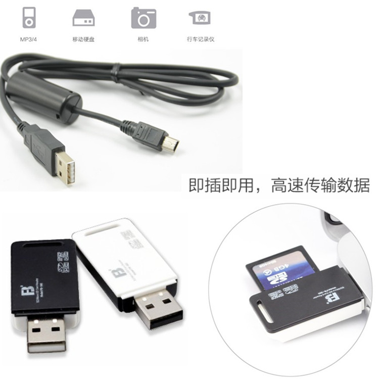 尼康单反相机读卡器usb数据线