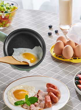 小熊煎蛋锅家用插电煎锅早餐机煎蛋神器不粘迷你鸡蛋煮蛋器平底锅