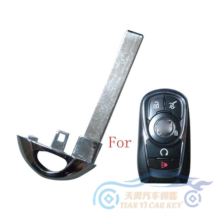 别克昂科威新君威君越威朗昂科拉智能遥控上备用钥匙机械钥匙