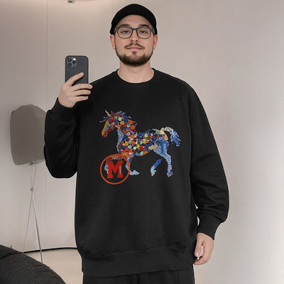 潮流大码宽松休闲卫衣