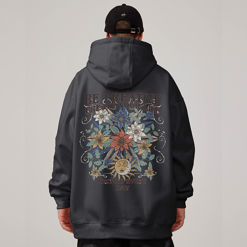 潮流大码宽松休闲连帽