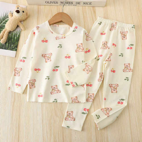 【三折专区】品牌撤柜特价清仓春秋儿童秋衣秋裤A类无骨睡衣套装