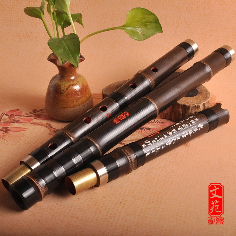 专业三节紫竹箫