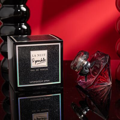 Diamond shaped floral light fragrance spray perfume 75ML